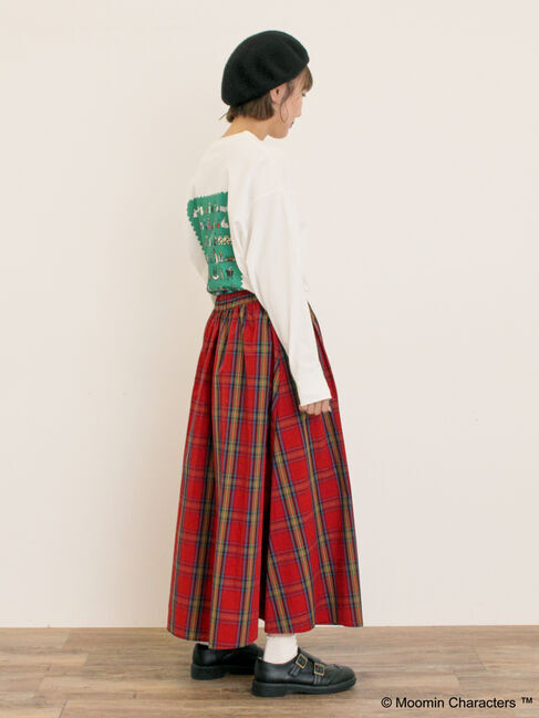 Samansa Mos2「【MOOMIN&times;Samansa Mos2】ALL STARロングTシャツ」|Tシャツ・カットソー|