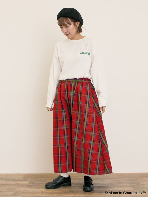 Samansa Mos2「【MOOMIN&times;Samansa Mos2】ALL STARロングTシャツ」|Tシャツ・カットソー|