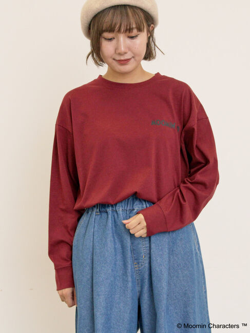 Samansa Mos2「【MOOMIN&times;Samansa Mos2】ALL STARロングTシャツ」|Tシャツ・カットソー|