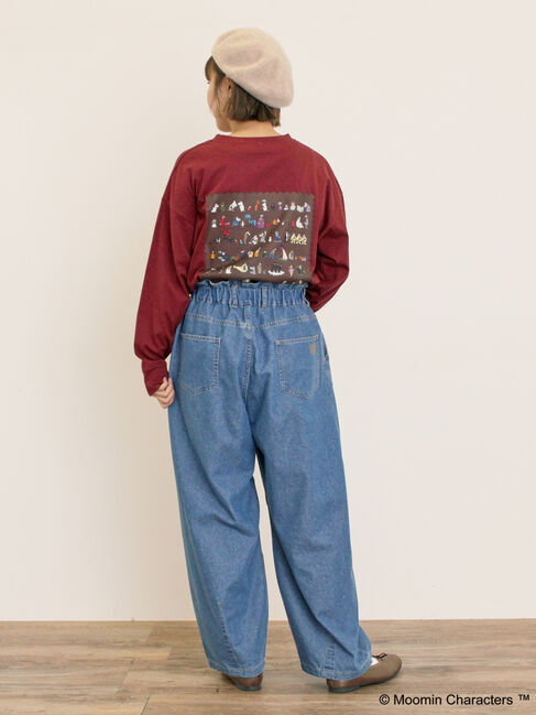 Samansa Mos2「【MOOMIN&times;Samansa Mos2】ALL STARロングTシャツ」|Tシャツ・カットソー|