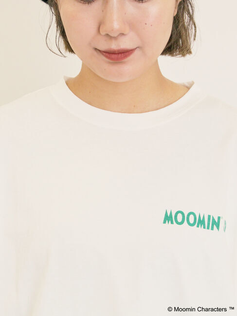 Samansa Mos2「【MOOMIN&times;Samansa Mos2】ALL STARロングTシャツ」|Tシャツ・カットソー|