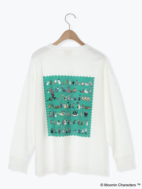 Samansa Mos2「【MOOMIN&times;Samansa Mos2】ALL STARロングTシャツ」|Tシャツ・カットソー|