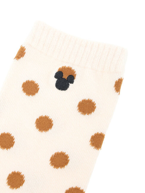 Samansa Mos2「【Disney】ミッキーマウス/ドット柄ソックス」|ソックス|