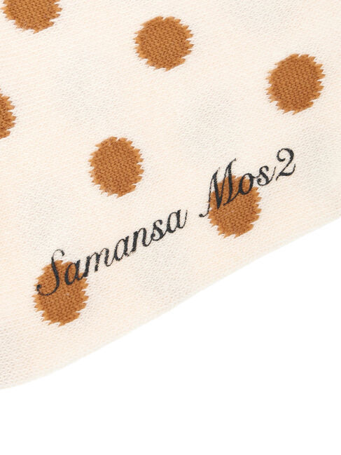 Samansa Mos2「【Disney】ミッキーマウス/ドット柄ソックス」|ソックス|