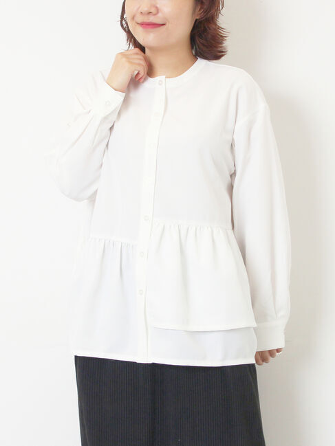 SM2「切替ギャザーブラウス」|シャツ・ブラウス|