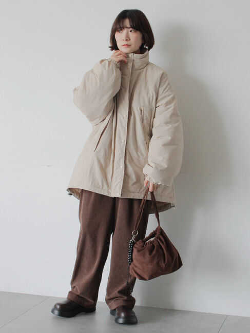 Samansa Mos2 blue「カットコールパンツ」|その他|