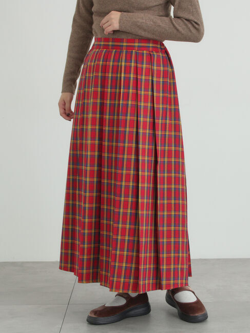 Samansa Mos2「【帯電防止裏地】柄アソートプリーツスカート」|スカート|