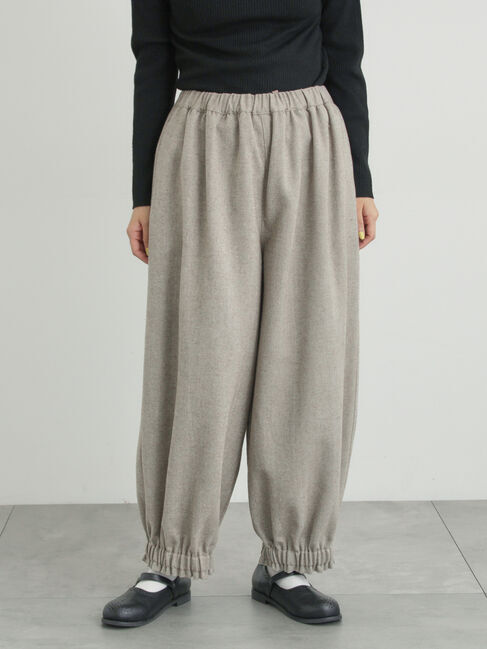 Samansa Mos2「【帯電防止裏地】ヘリンボーンバルーンパンツ《M/Lサイズ》」|その他|