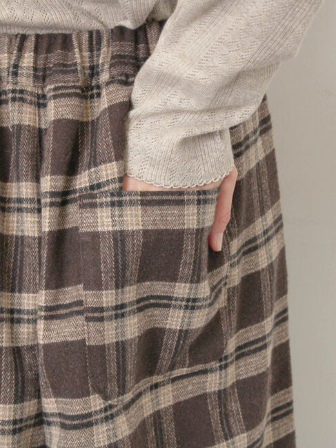 Samansa Mos2「【帯電防止裏地】ヘリンボーンバルーンパンツ《M/Lサイズ》」|その他|