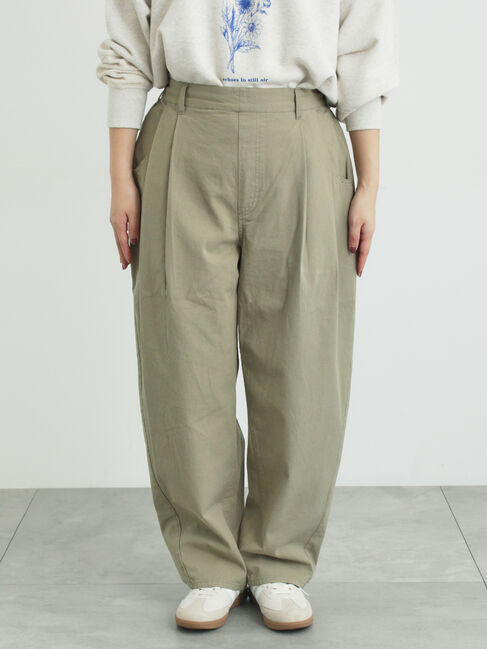 Samansa Mos2「ツータックカーブパンツ」|その他|