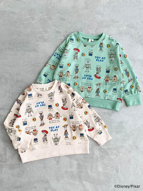 Samansa Mos2 Lagom「【Disney】トイ・ストーリー/総柄トレーナー」|Tシャツ・カットソー|