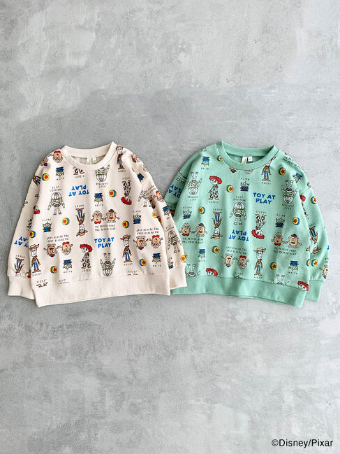 Samansa Mos2 Lagom「【Disney】トイ・ストーリー/総柄トレーナー」|Tシャツ・カットソー|