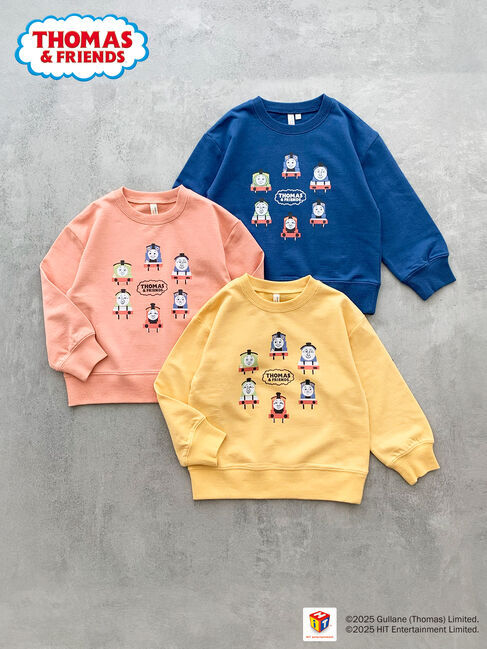 Samansa Mos2 Lagom「【きかんしゃトーマス】プリントトレーナー」|Tシャツ・カットソー|