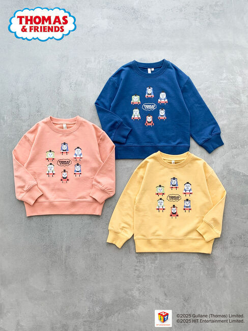 Samansa Mos2 Lagom「【きかんしゃトーマス】プリントトレーナー」|Tシャツ・カットソー|