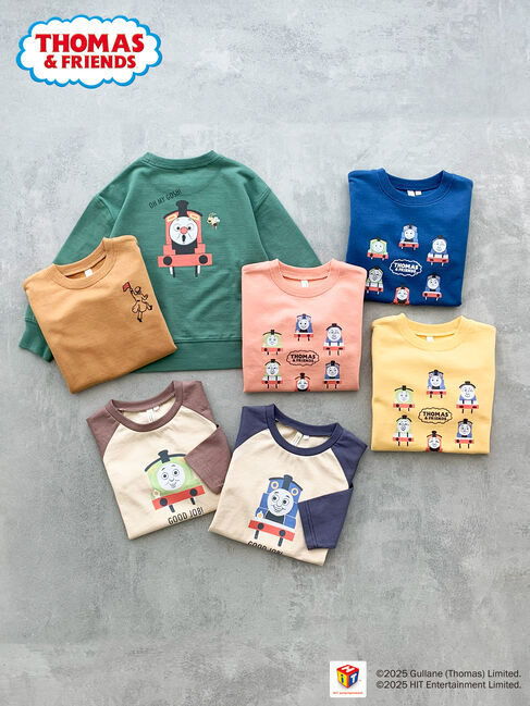 Samansa Mos2 Lagom「【きかんしゃトーマス】プリントトレーナー」|Tシャツ・カットソー|