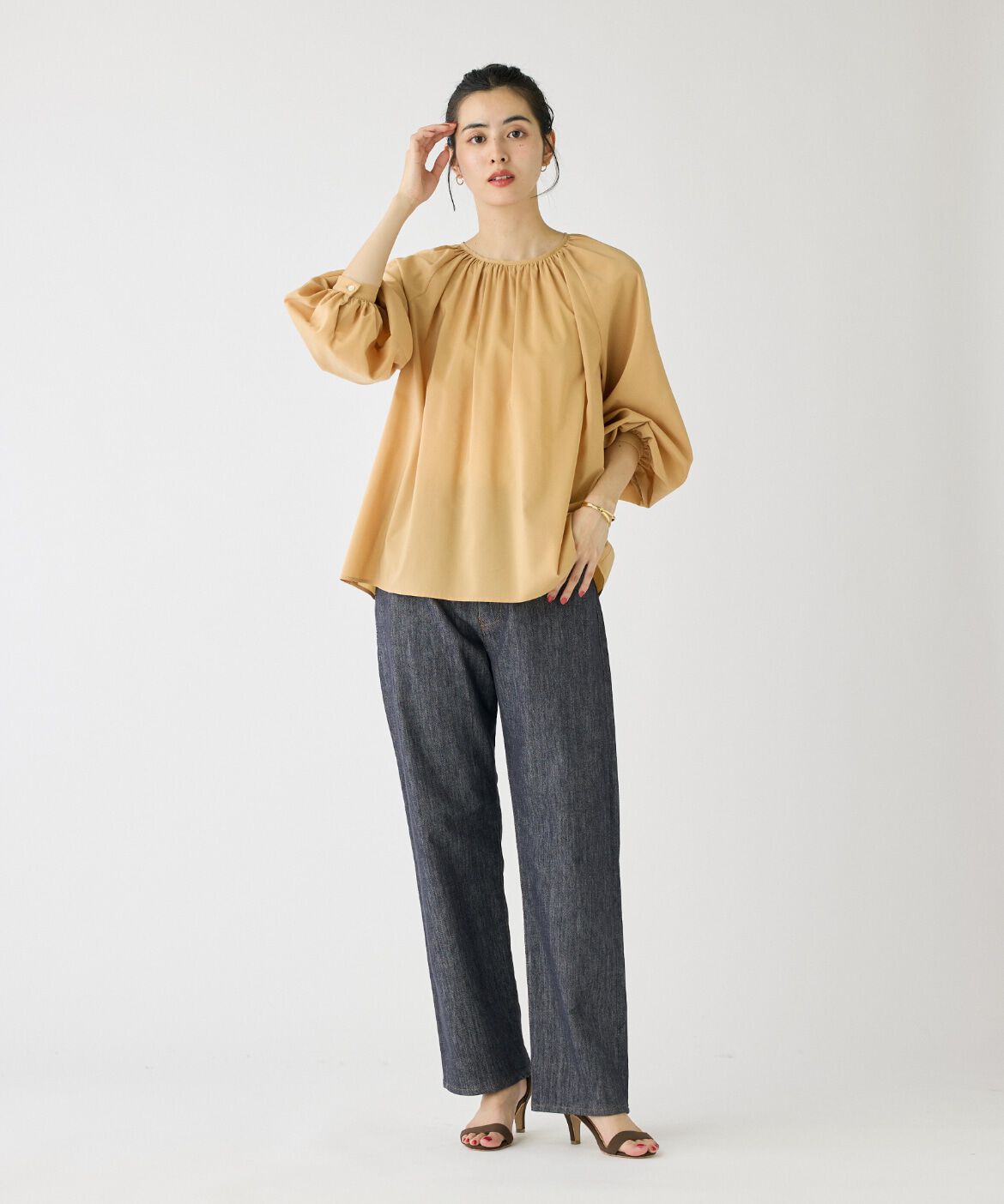 DAY by DAY it&rsquo;s international「ラグランギャザーブラウス」|シャツ・ブラウス|