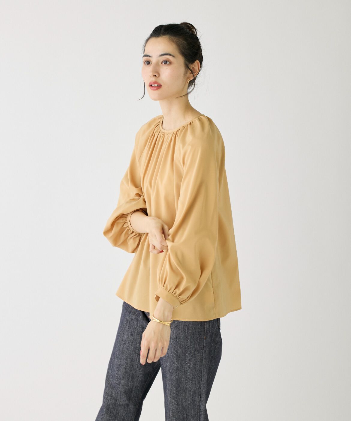 DAY by DAY it&rsquo;s international「ラグランギャザーブラウス」|シャツ・ブラウス|