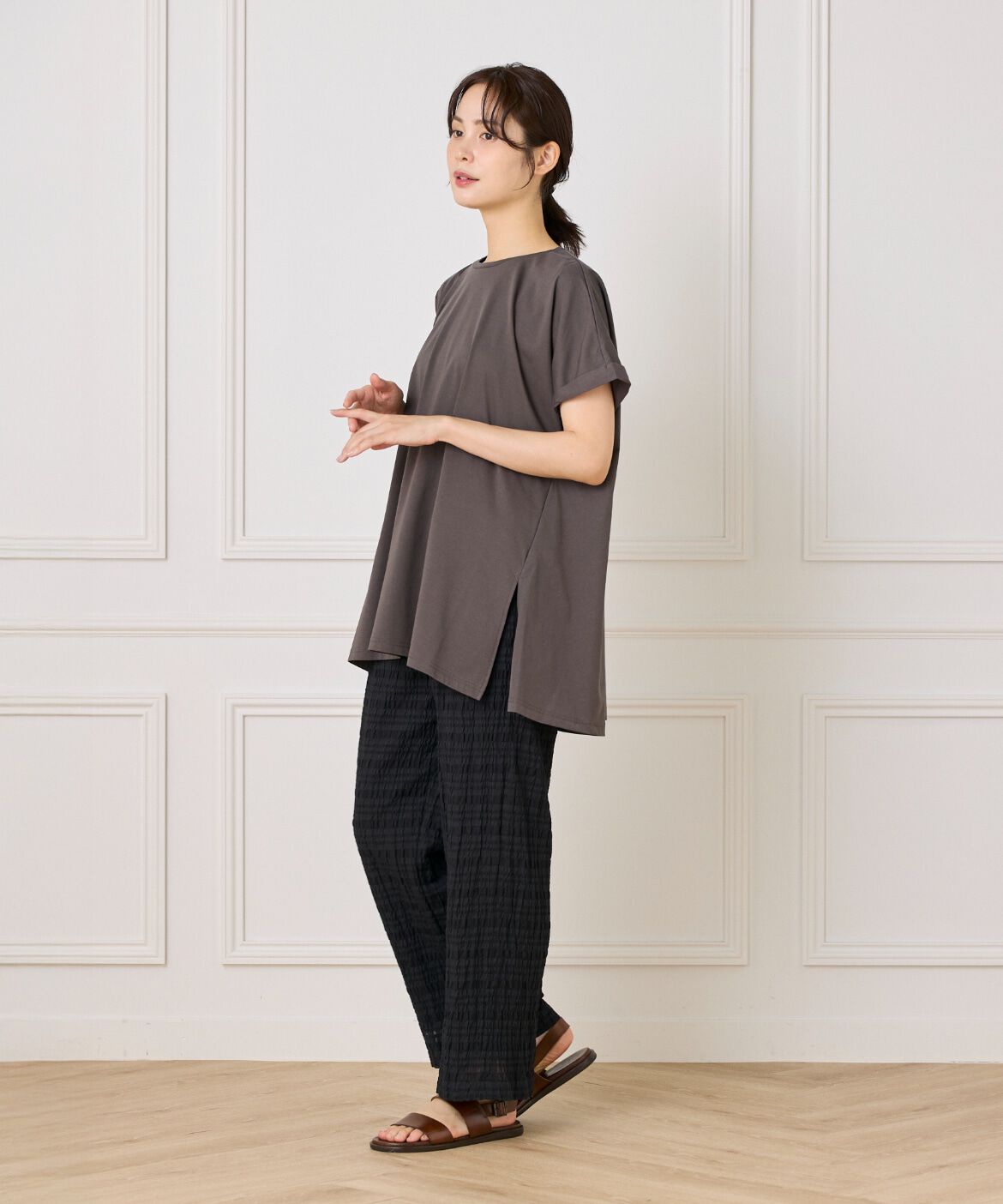 DAY by DAY it&rsquo;s international「フレンチスリーブチュニックカットソー」|Tシャツ・カットソー|