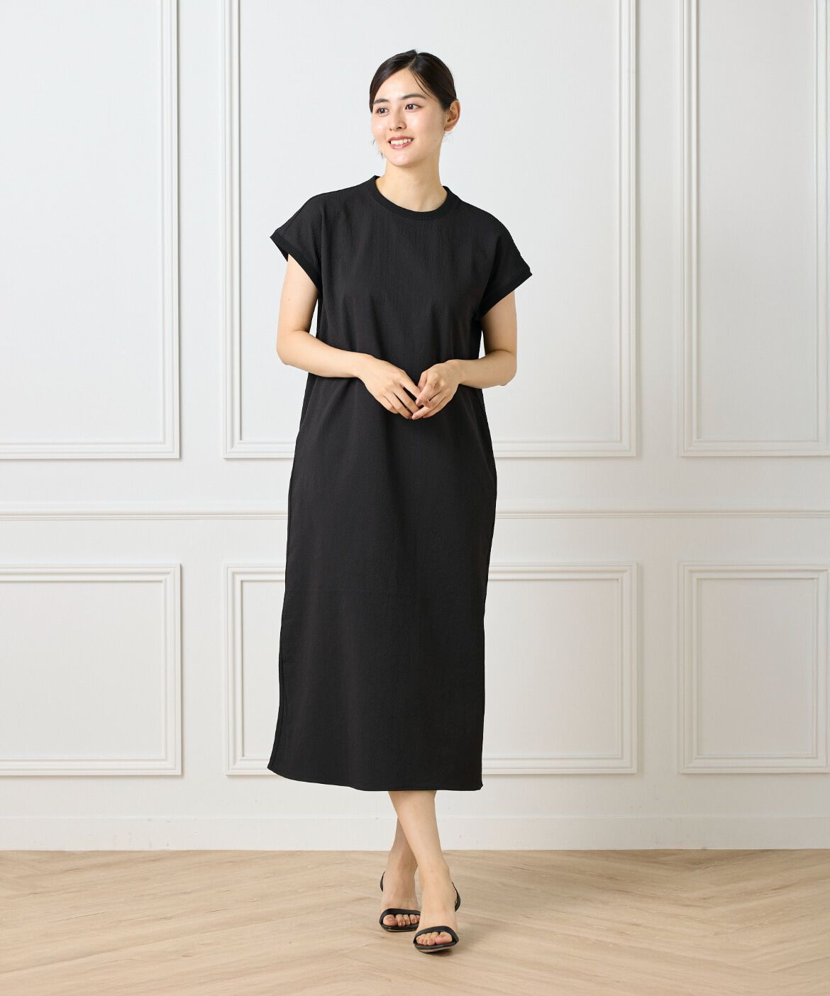 DAY by DAY it&rsquo;s international「フレンチスリーブワンピース《グランサッカー》」|ワンピース|