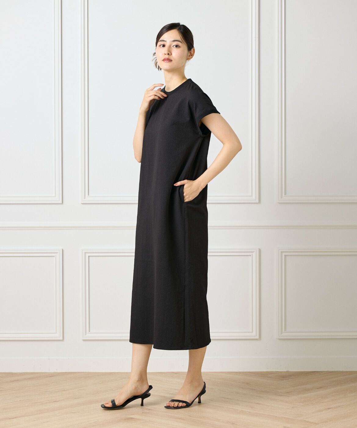 DAY by DAY it&rsquo;s international「フレンチスリーブワンピース《グランサッカー》」|ワンピース|