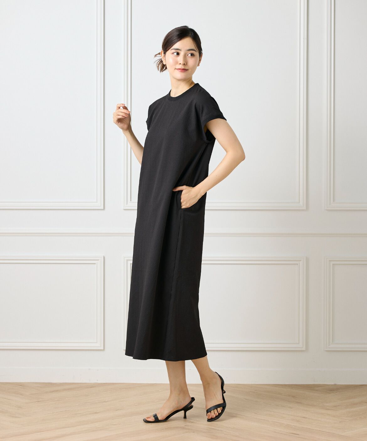 DAY by DAY it&rsquo;s international「フレンチスリーブワンピース《グランサッカー》」|ワンピース|