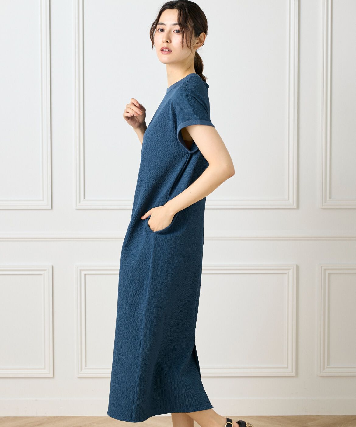 DAY by DAY it&rsquo;s international「フレンチスリーブワンピース《グランサッカー》」|ワンピース|