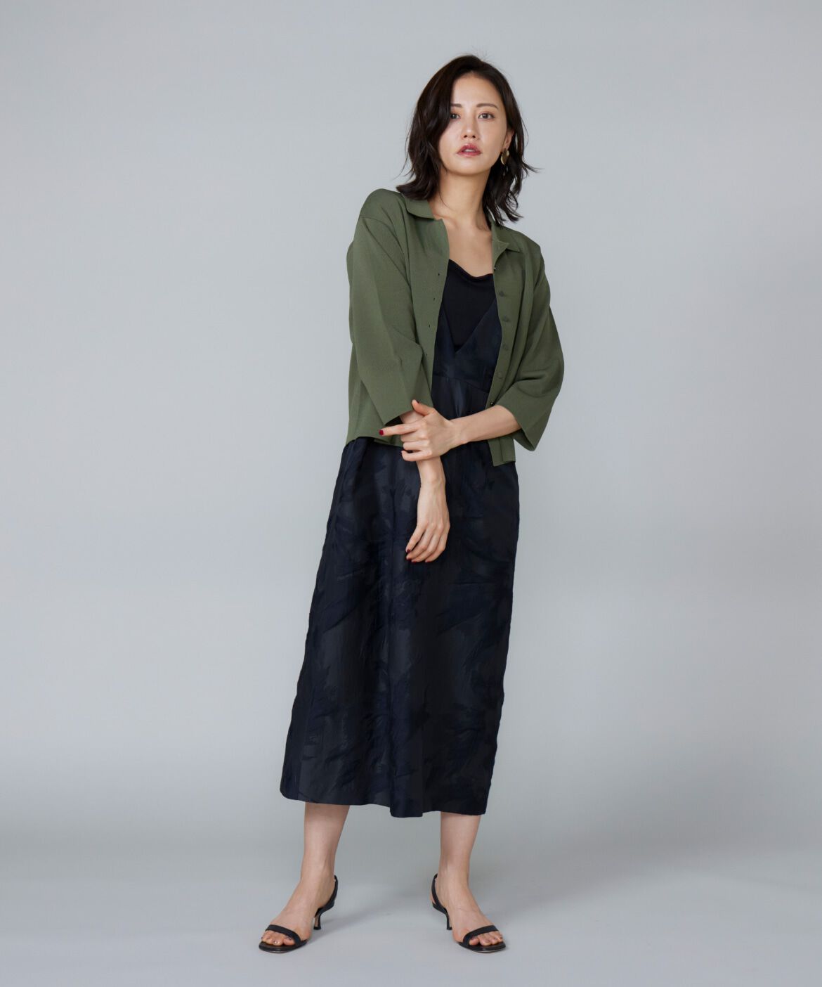 Le Souk「ジャカードジャンパードレス」|ワンピース|