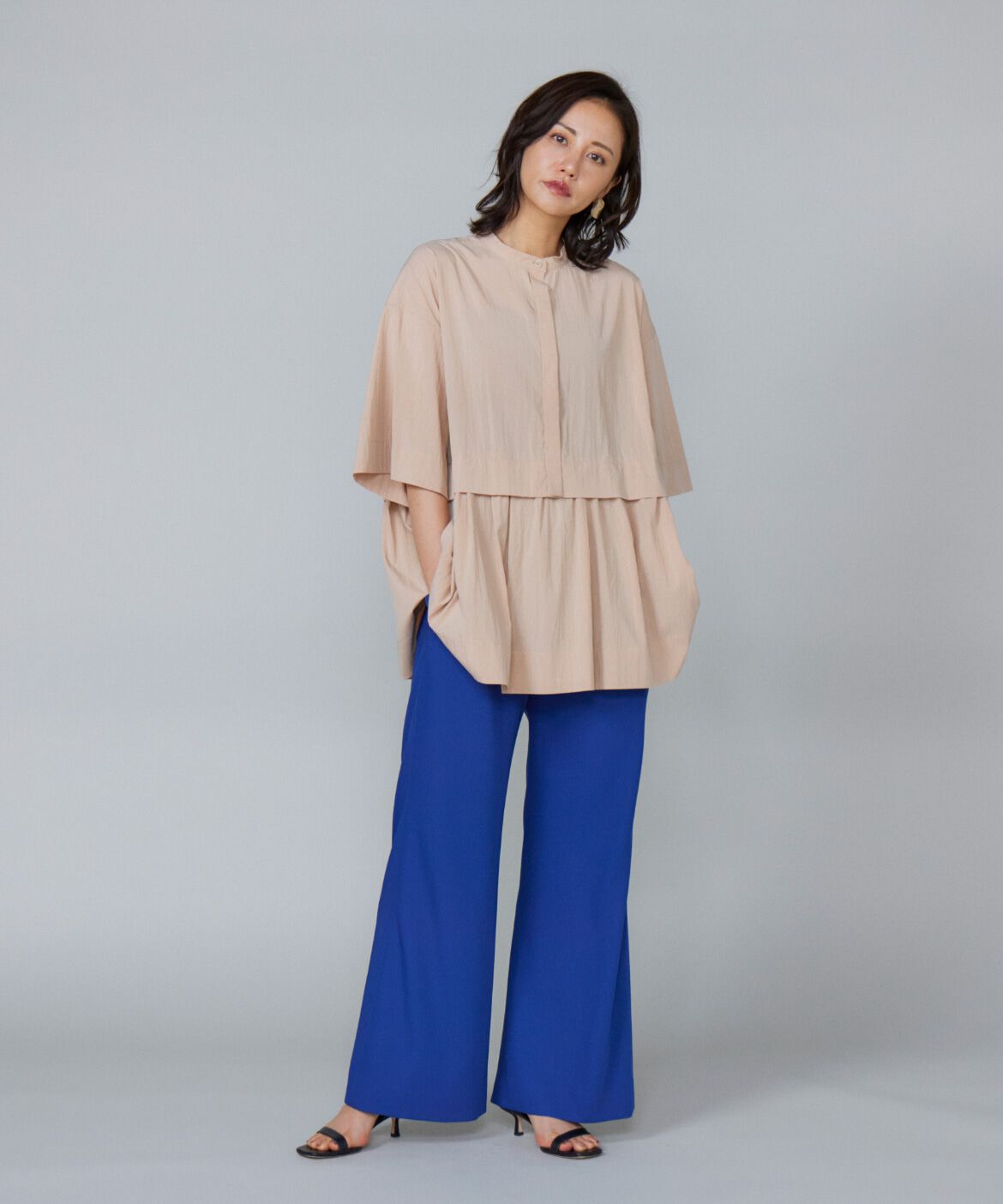 Le Souk「《大きいサイズ》ティアードブラウス」|シャツ・ブラウス|