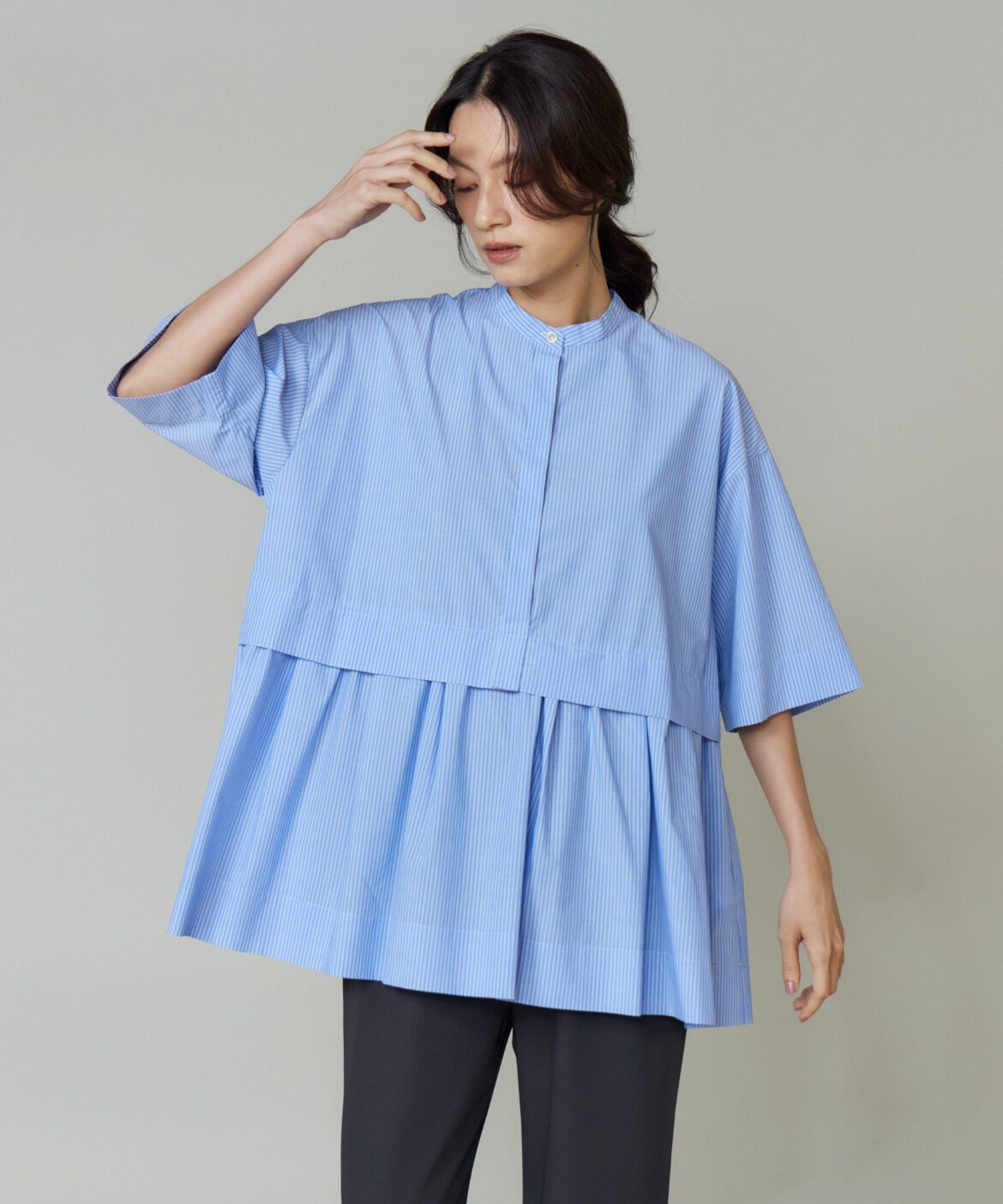 Le Souk「《大きいサイズ》ティアードブラウス」|シャツ・ブラウス|