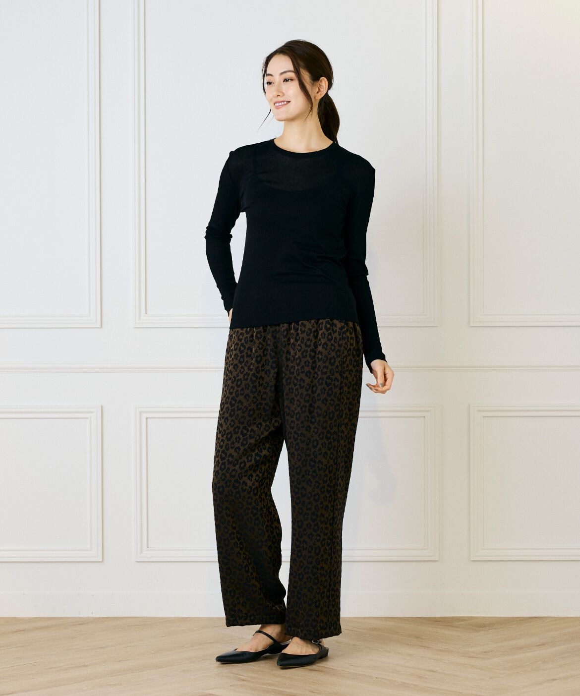 Le Souk「シアーテレコ ロングTシャツ」|Tシャツ・カットソー|