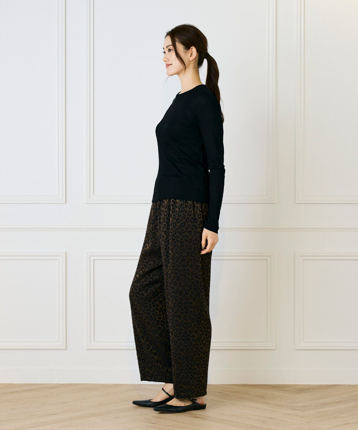 Le Souk「シアーテレコ ロングTシャツ」|Tシャツ・カットソー|