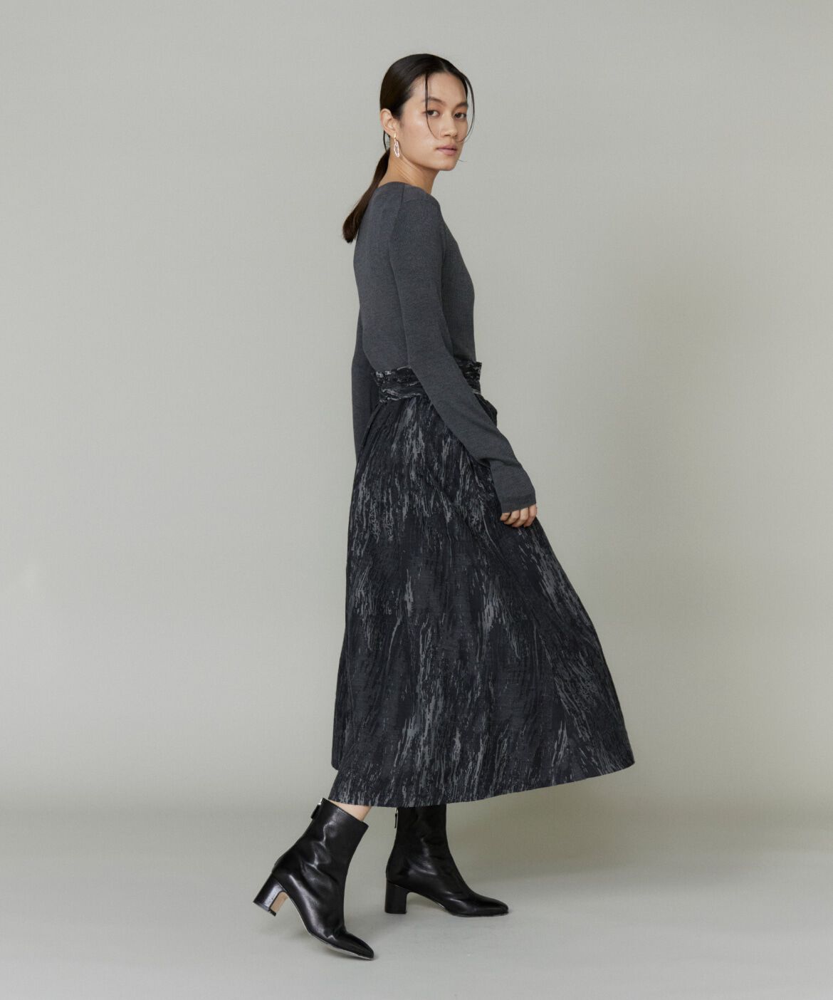 la veille by SUPERIOR CLOSET「シルクリブプルオーバー」|ニット・セーター|