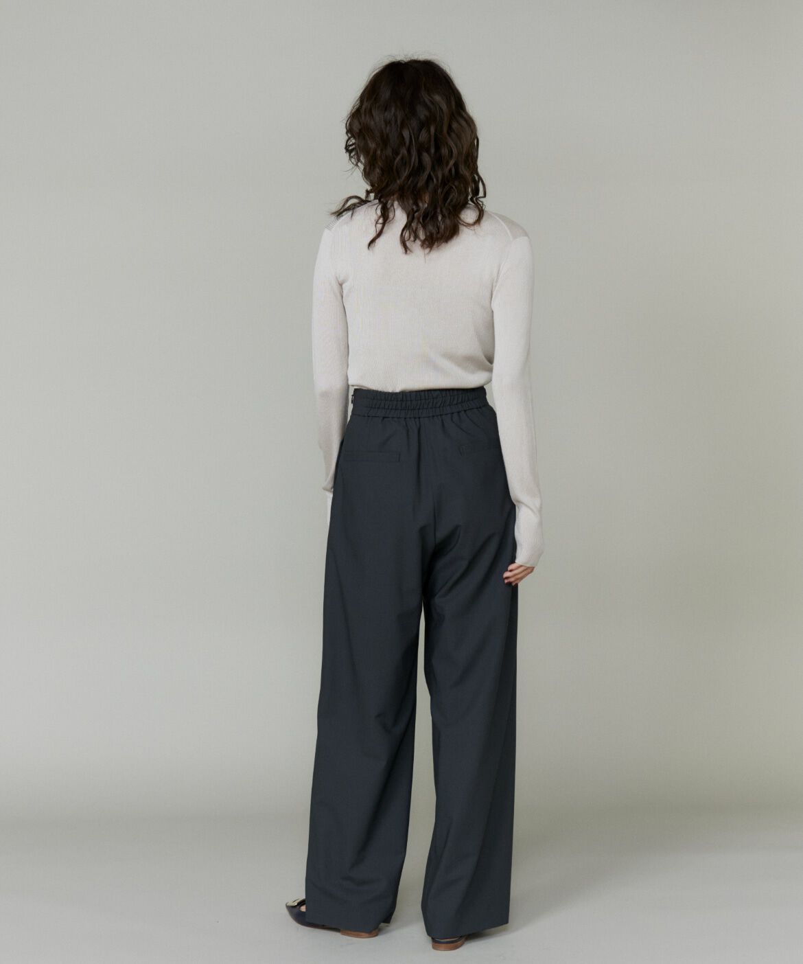 la veille by SUPERIOR CLOSET「シルクリブプルオーバー」|ニット・セーター|