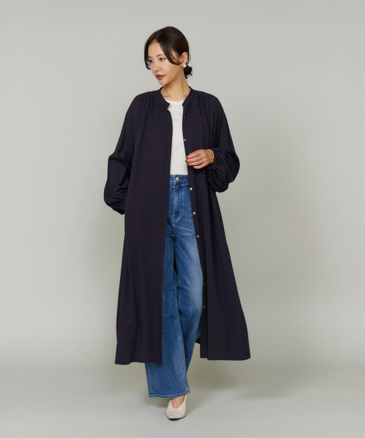 Le Souk「サイドギャザーワンピース」|ワンピース|