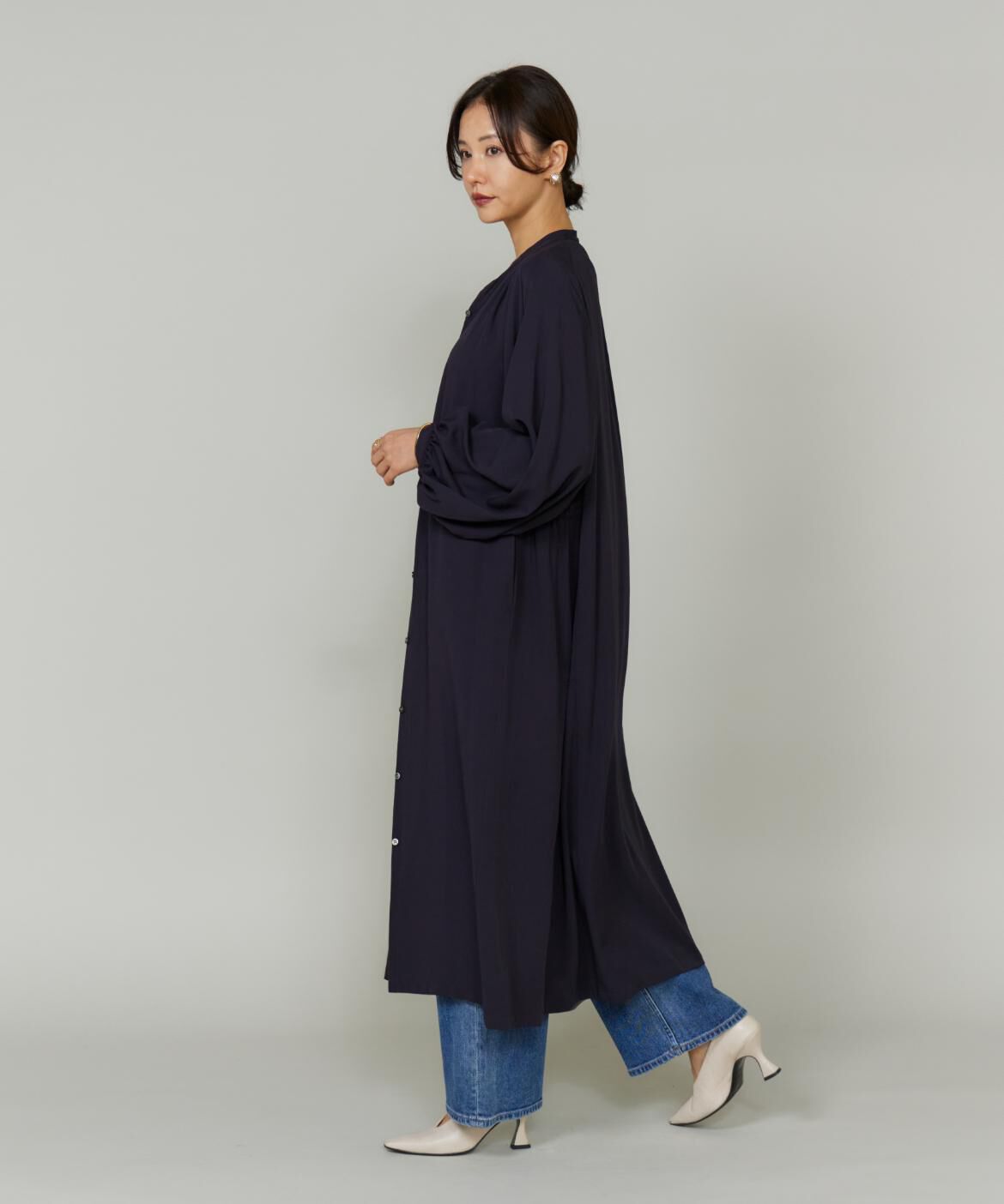 Le Souk「サイドギャザーワンピース」|ワンピース|