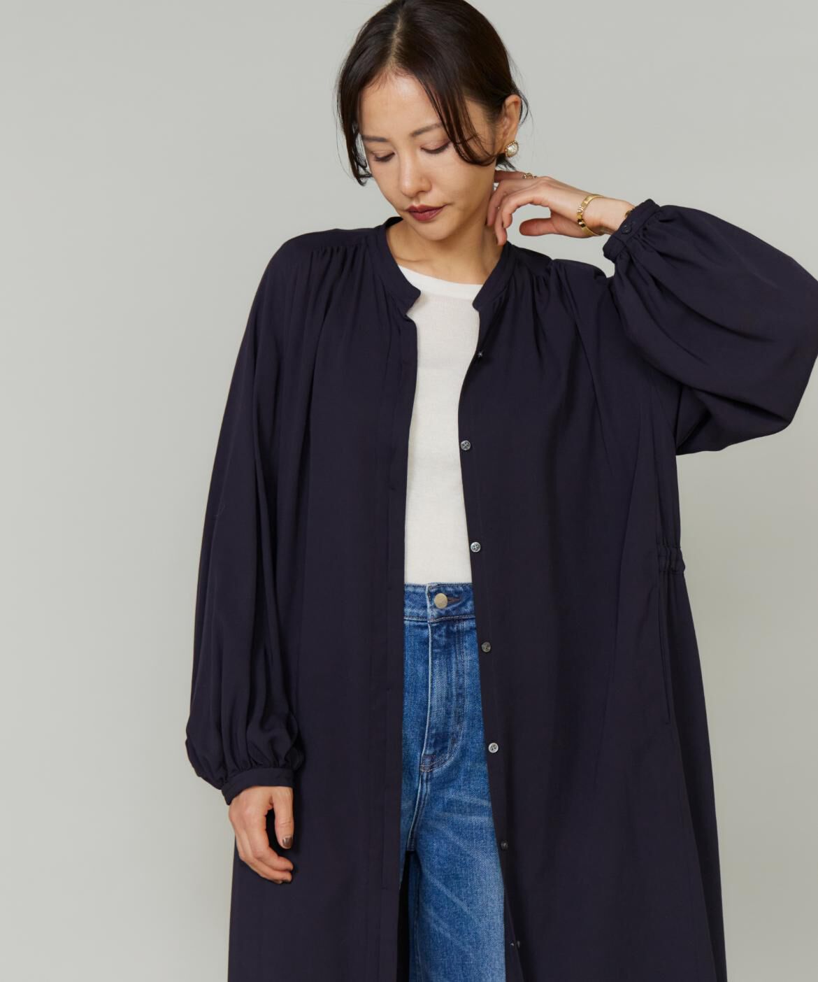 Le Souk「サイドギャザーワンピース」|ワンピース|