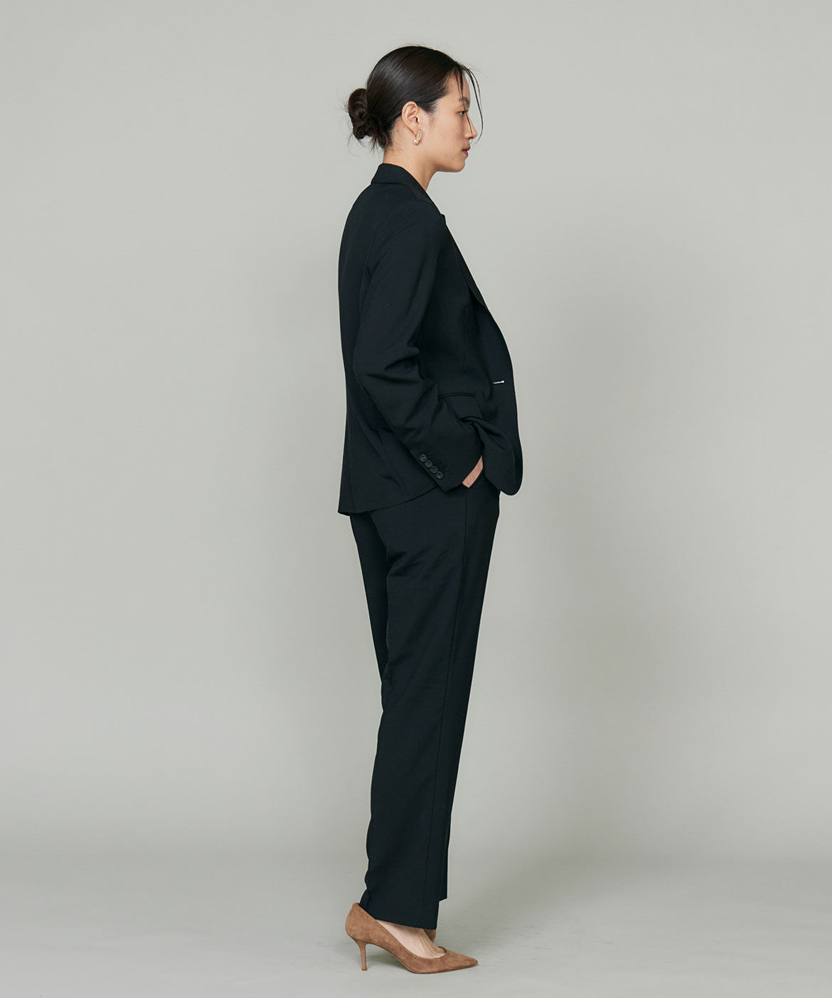 INED「オゾン防縮加工シングルジャケット」|テーラードジャケット|