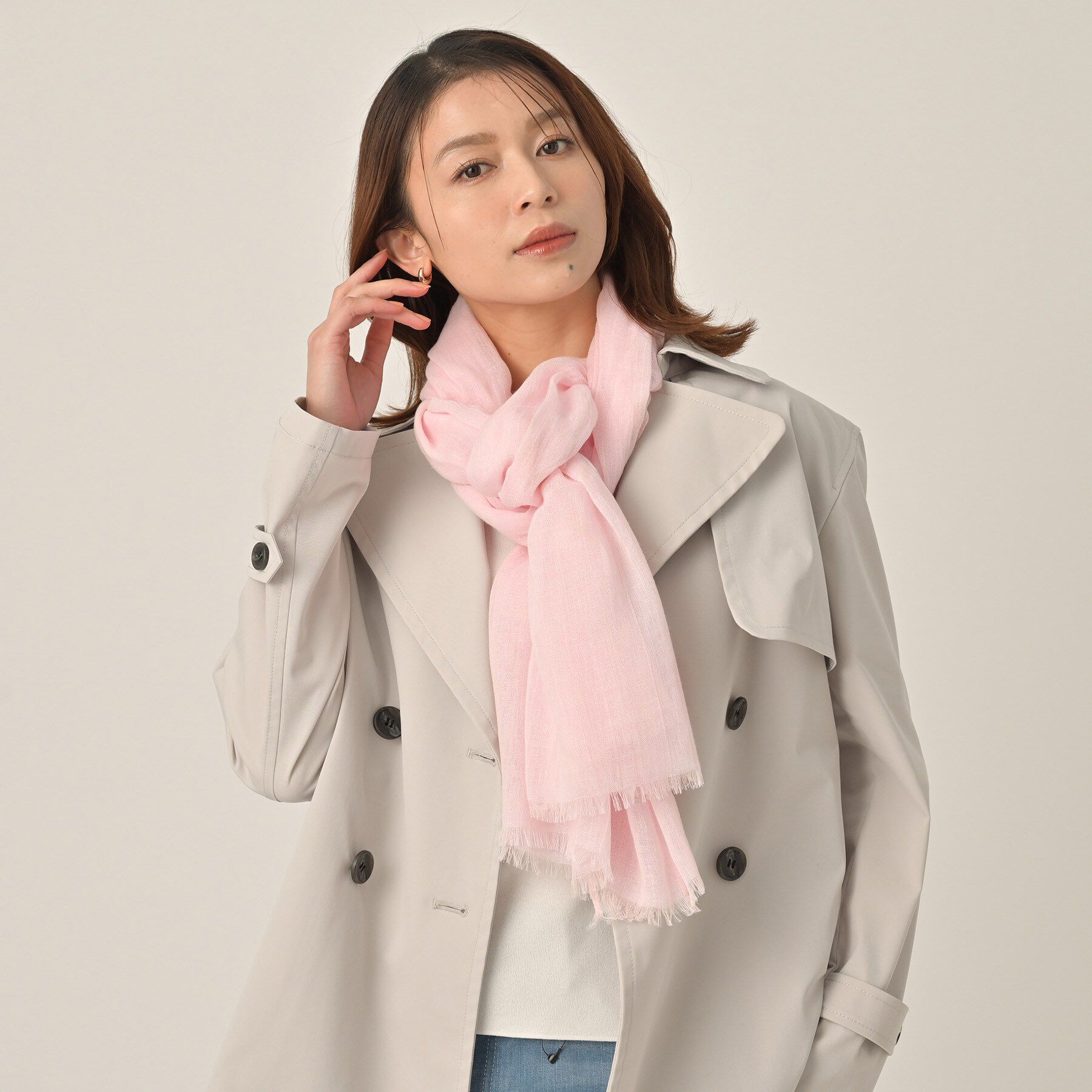 UNTITLED「コットンリネンストール」|ストール|