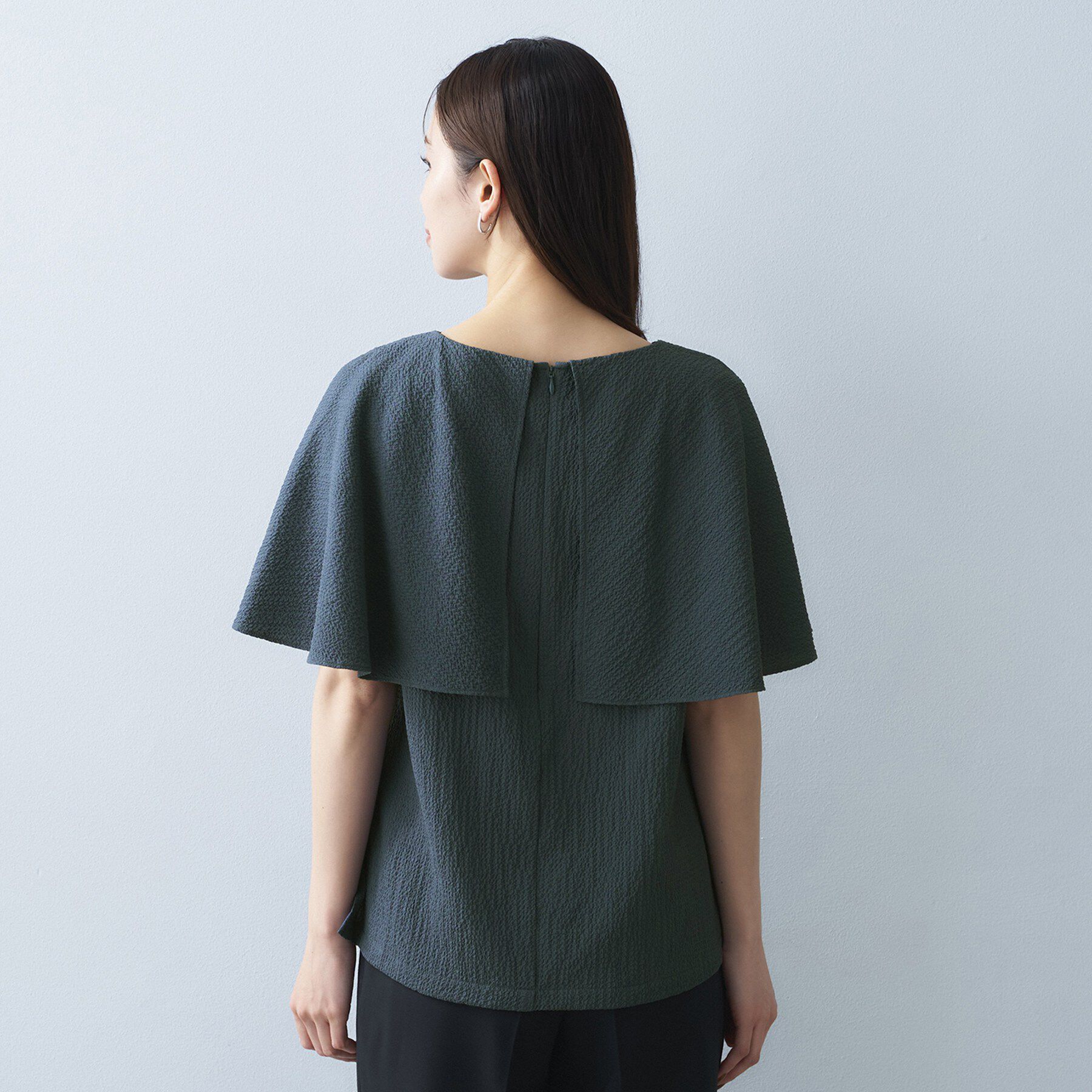 UNTITLED「ケープデザインブラウス」|シャツ・ブラウス|