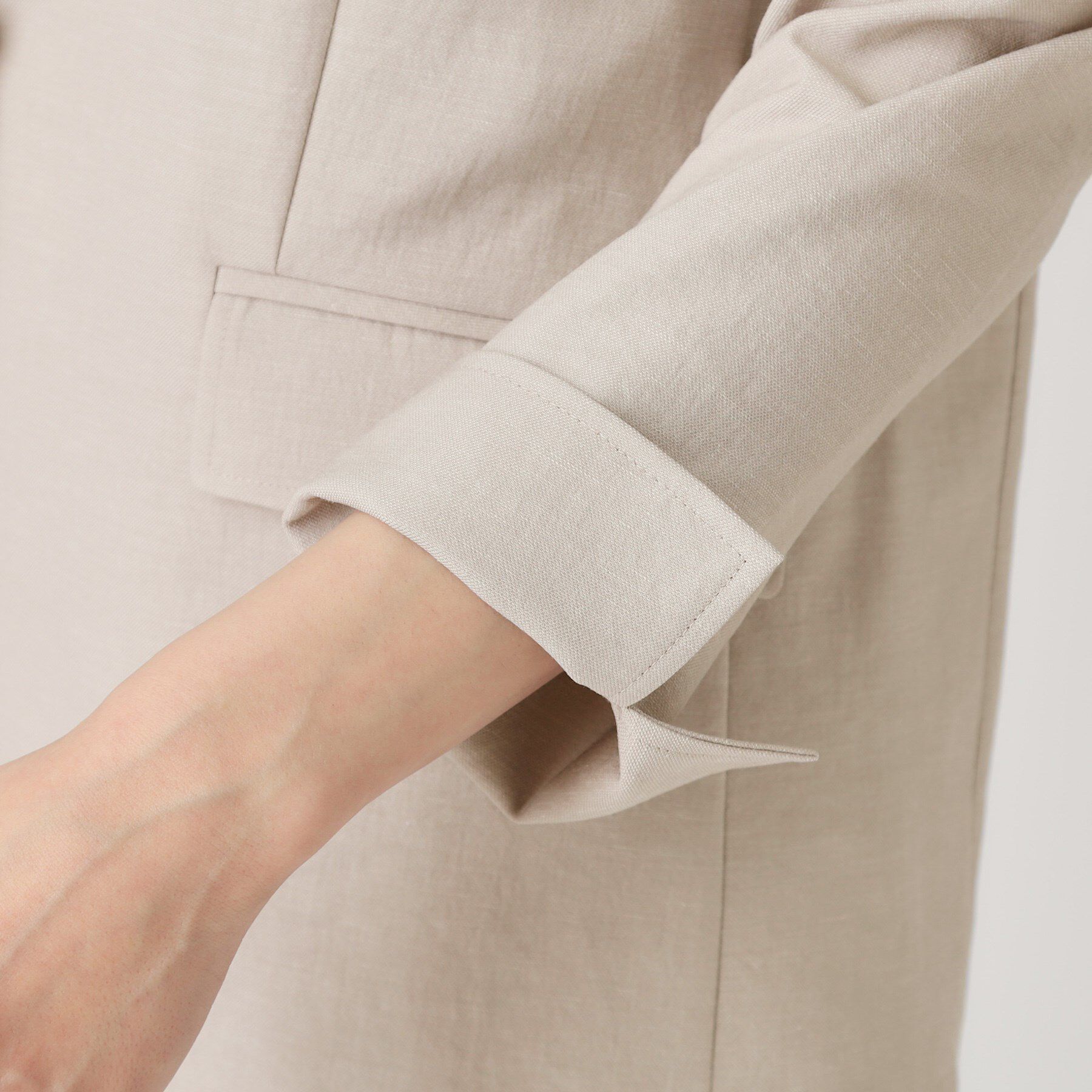 COUP DE CHANCE「【洗える／日本製】ノーカラージャケット」|ノーカラージャケット|