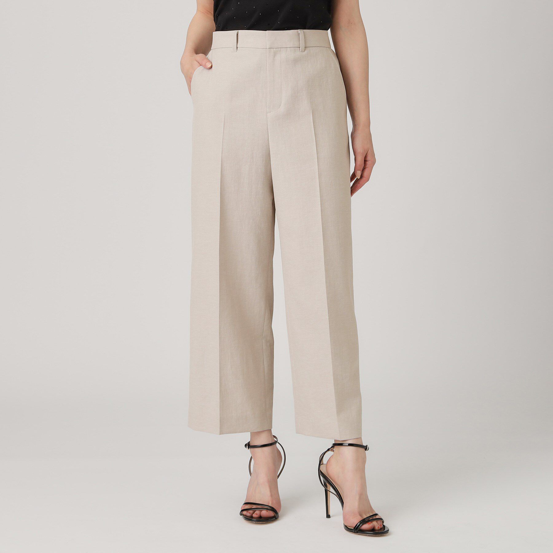 COUP DE CHANCE「【洗える／日本製】セミワイドパンツ」|その他|