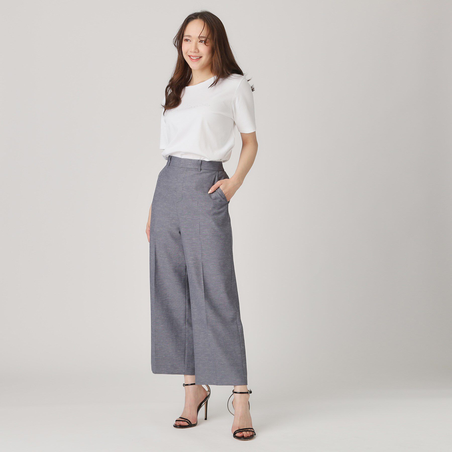 COUP DE CHANCE「【洗える／日本製】セミワイドパンツ」|その他|