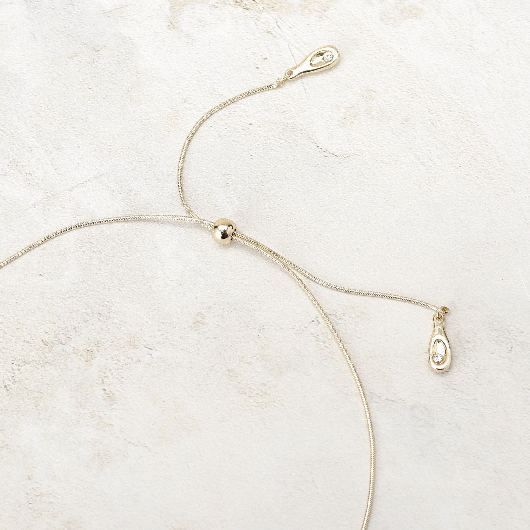 COUP DE CHANCE「Wポイントショート」|ネックレス|