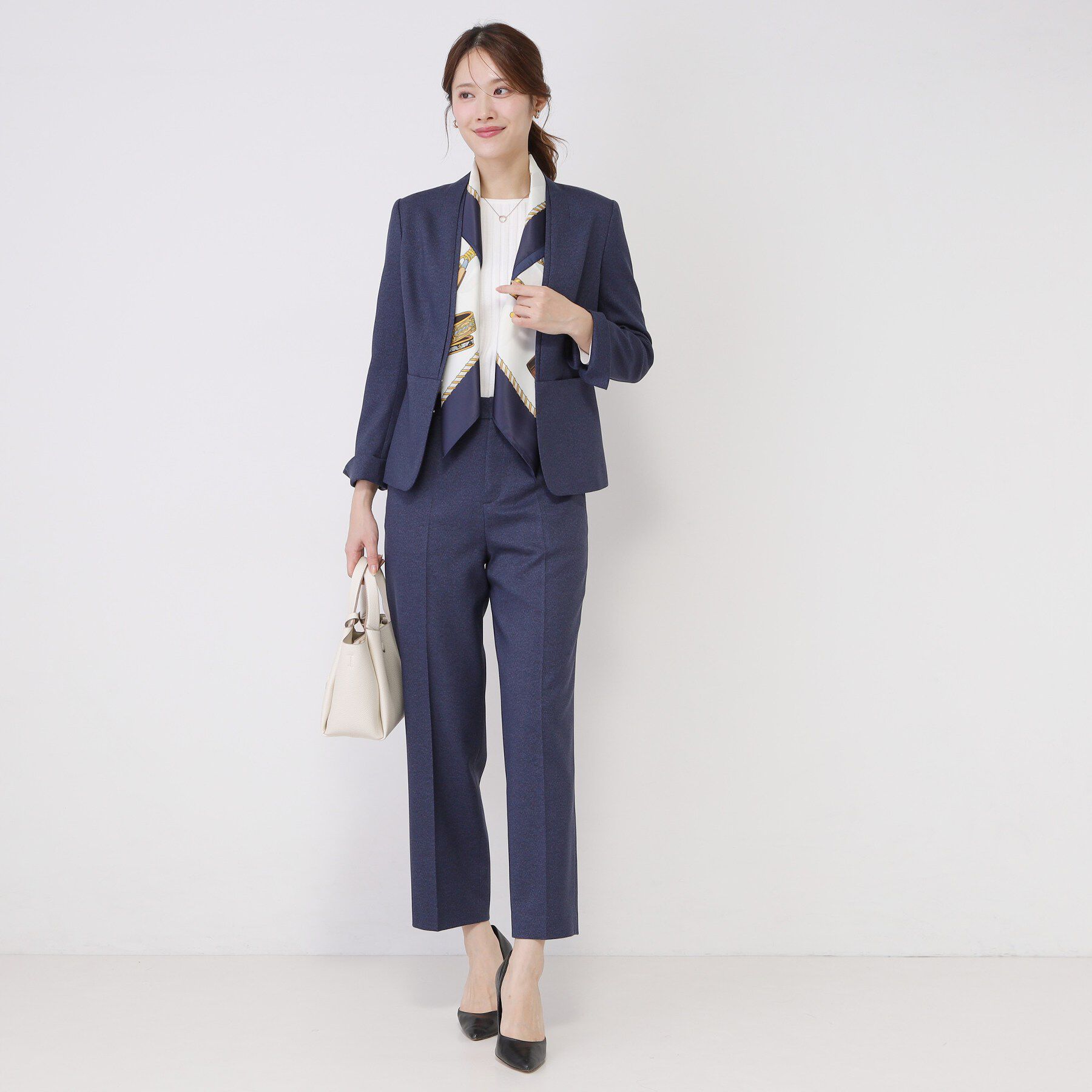 COUP DE CHANCE「【手洗い可／日本製／スーツ可】センタープレス入りテーパードパンツ」|その他|