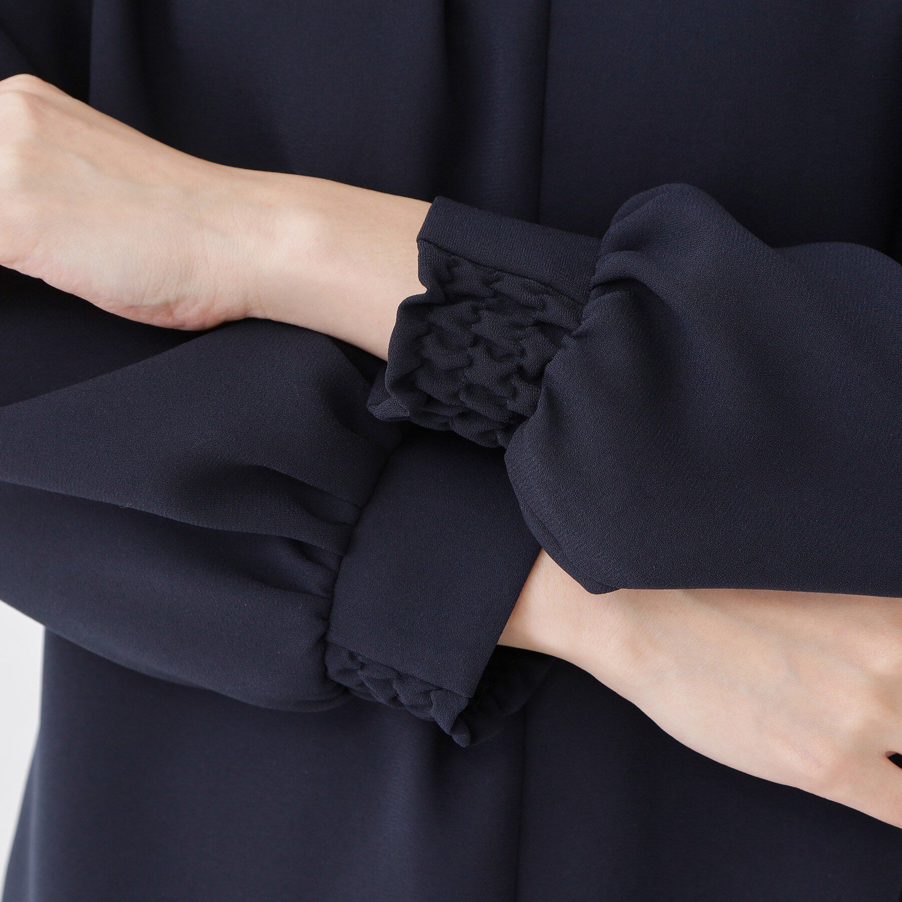 COUP DE CHANCE「【手洗い可／日本製／一枚着／ジャケットイン】ネックデザインブラウス」|シャツ・ブラウス|