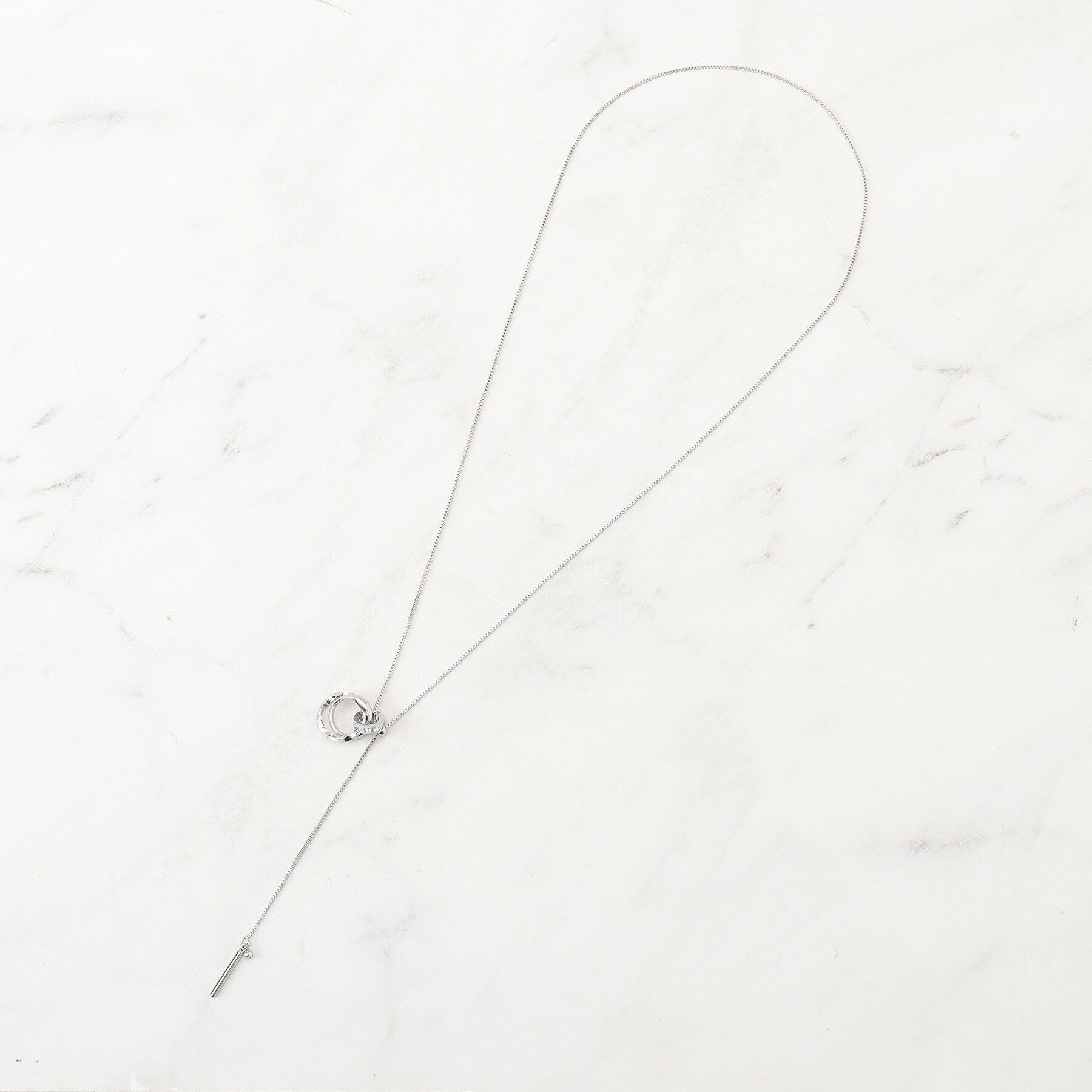 grove「キラキラミニリングワントップネックレス」|ネックレス|