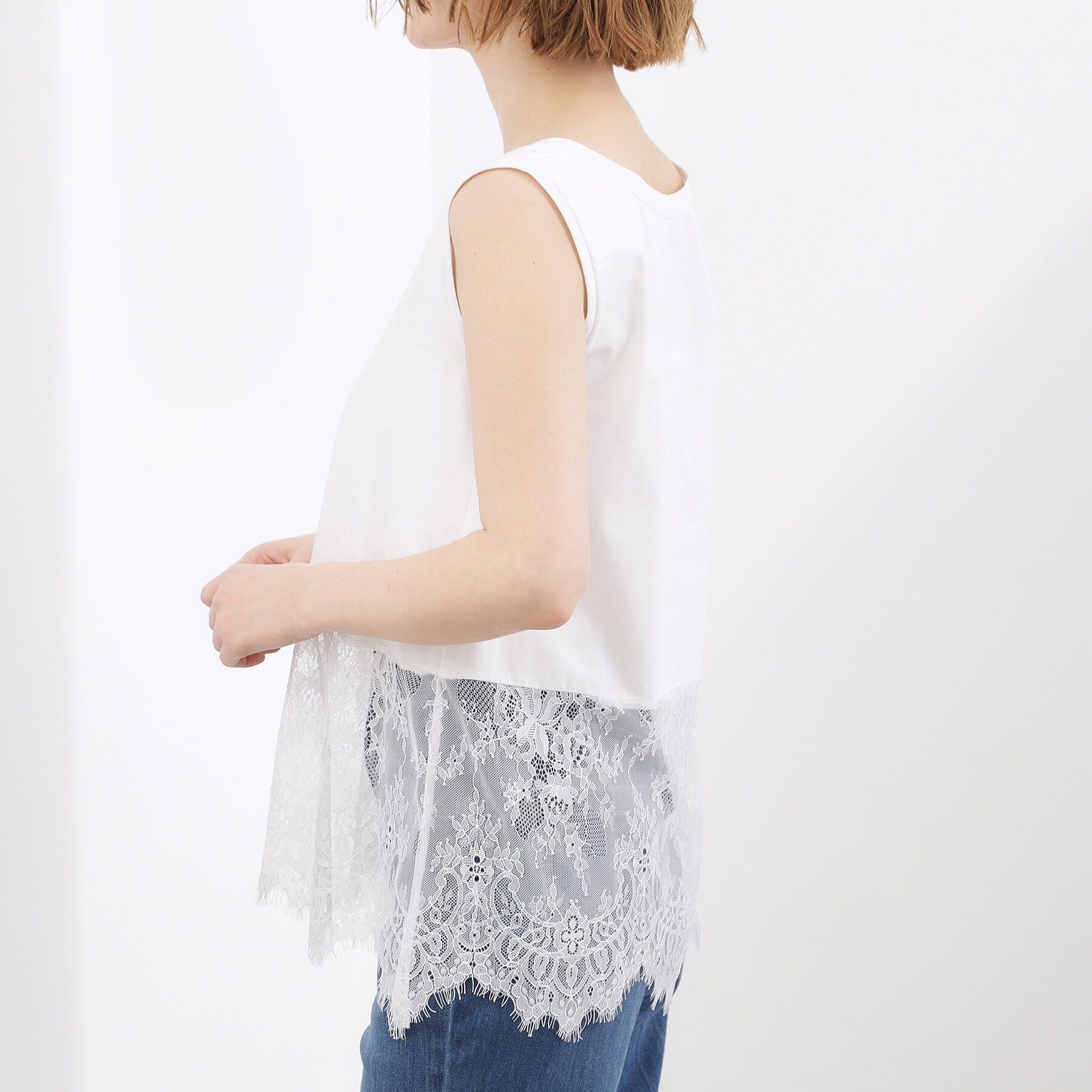 grove「【貴島明日香さん着用】裾レイヤードタンクトップ」|キャミソール|