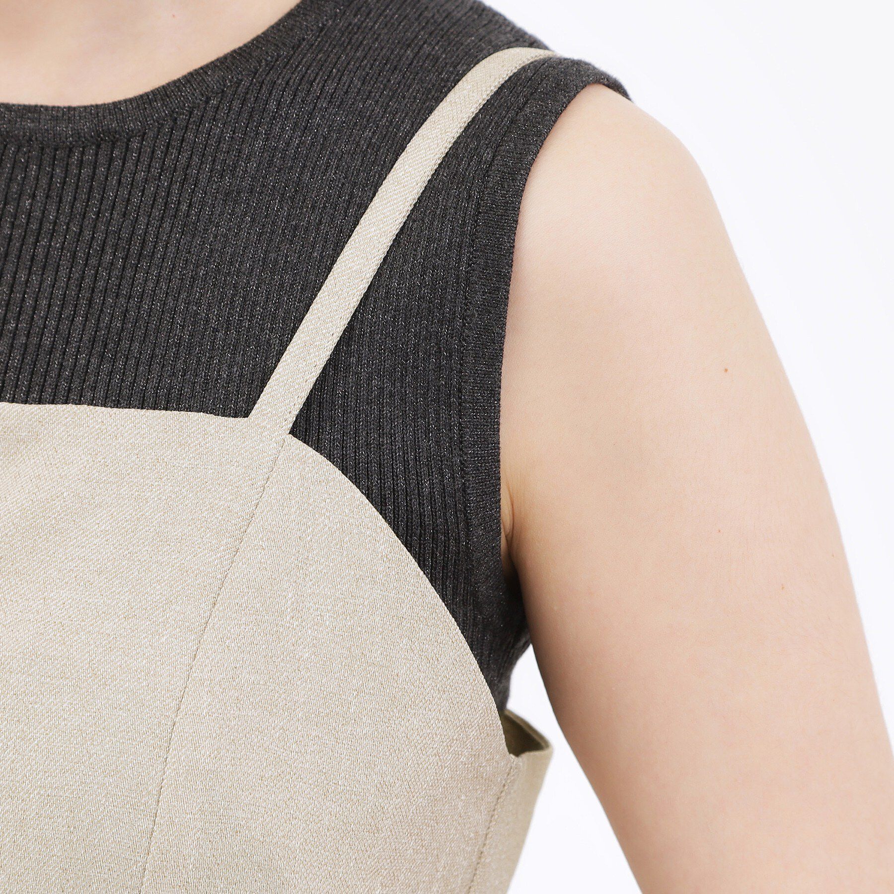 grove「【貴島明日香さん着用・カセット服】リネンライク ペプラムビスチェ」|シャツ・ブラウス|