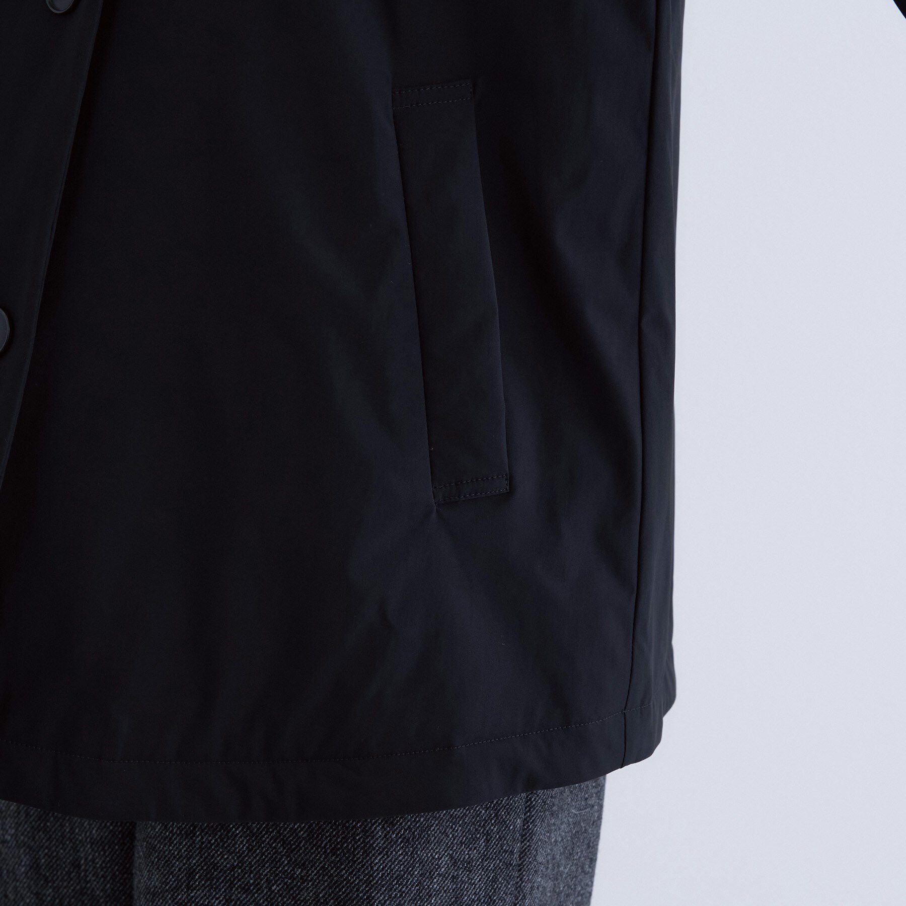 INDIVI「【超軽量／蓄熱】ライトパフステンカラーコート」|ダウン|