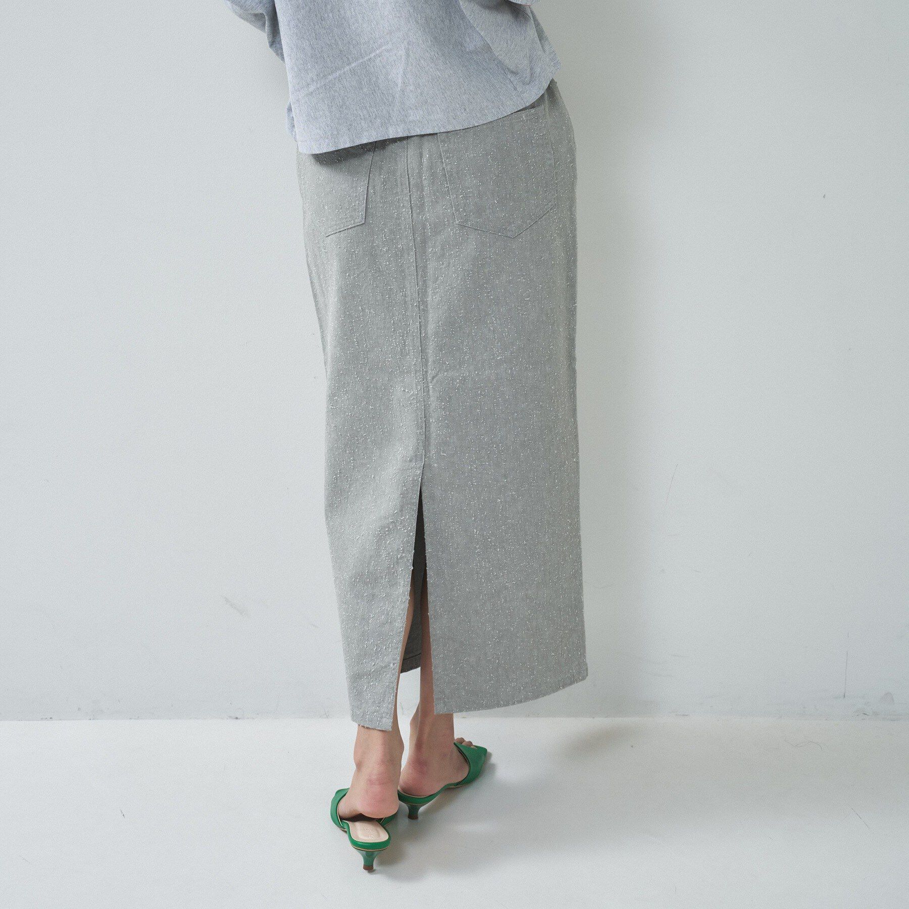 GALLEST「グレイニーコットンタイトスカート」|スカート|